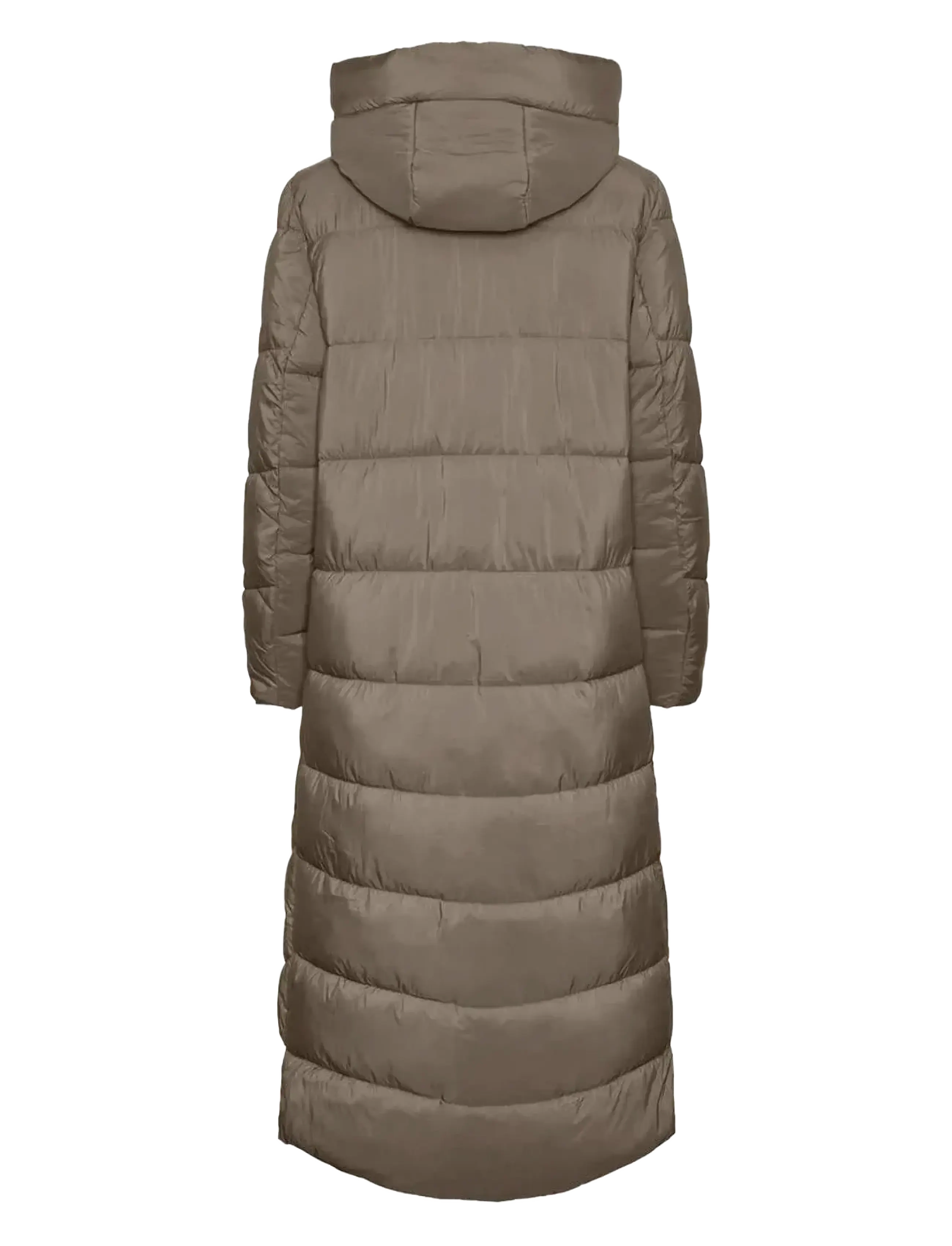 YAS - YASLIRO LONG PADDED COAT - gefütterte & daunenjacken - caribou - 2