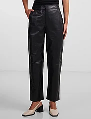 YAS - YASLINE HMW LEATHER PANT NOOS - juhlamuotia outlet-hintaan - black - 2