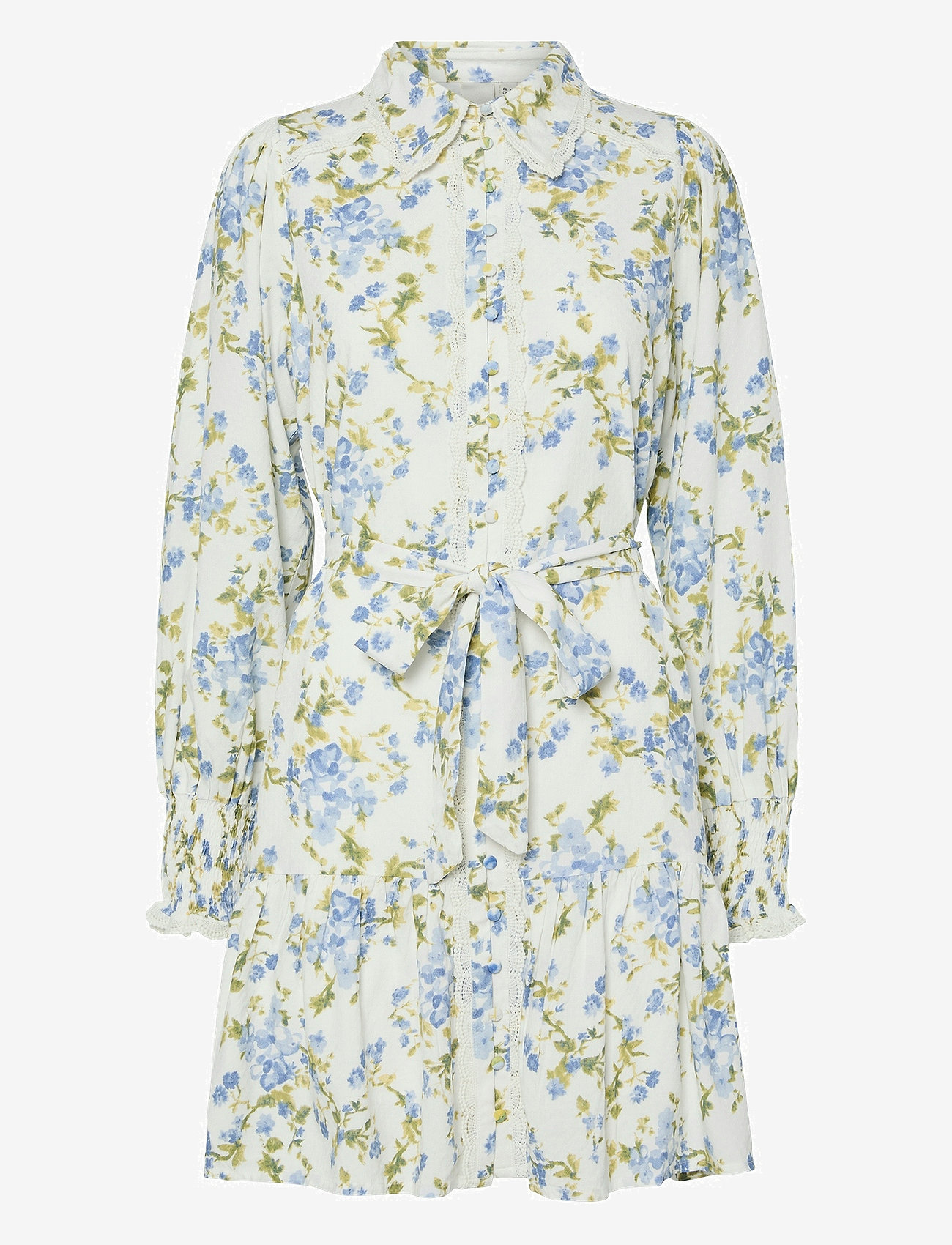 YAS - YASTILERA LS SHIRT DRESS S. NOOS - särkkleidid - star white - 0