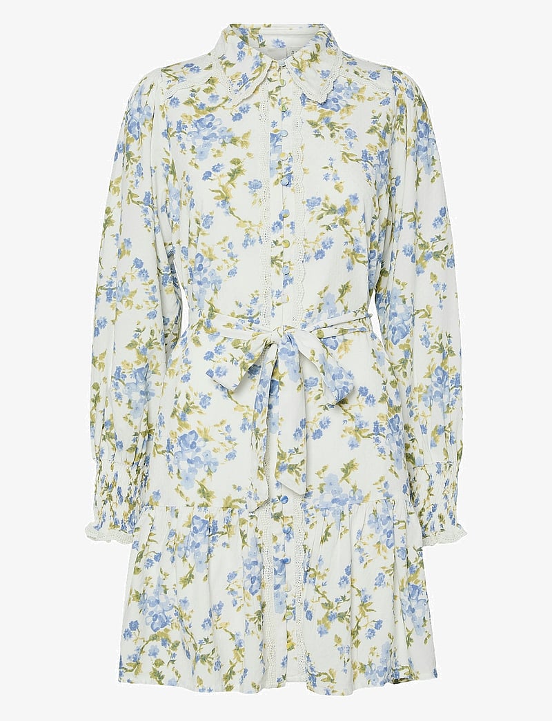 YAS - YASTILERA LS SHIRT DRESS S. NOOS - särkkleidid - star white - 0