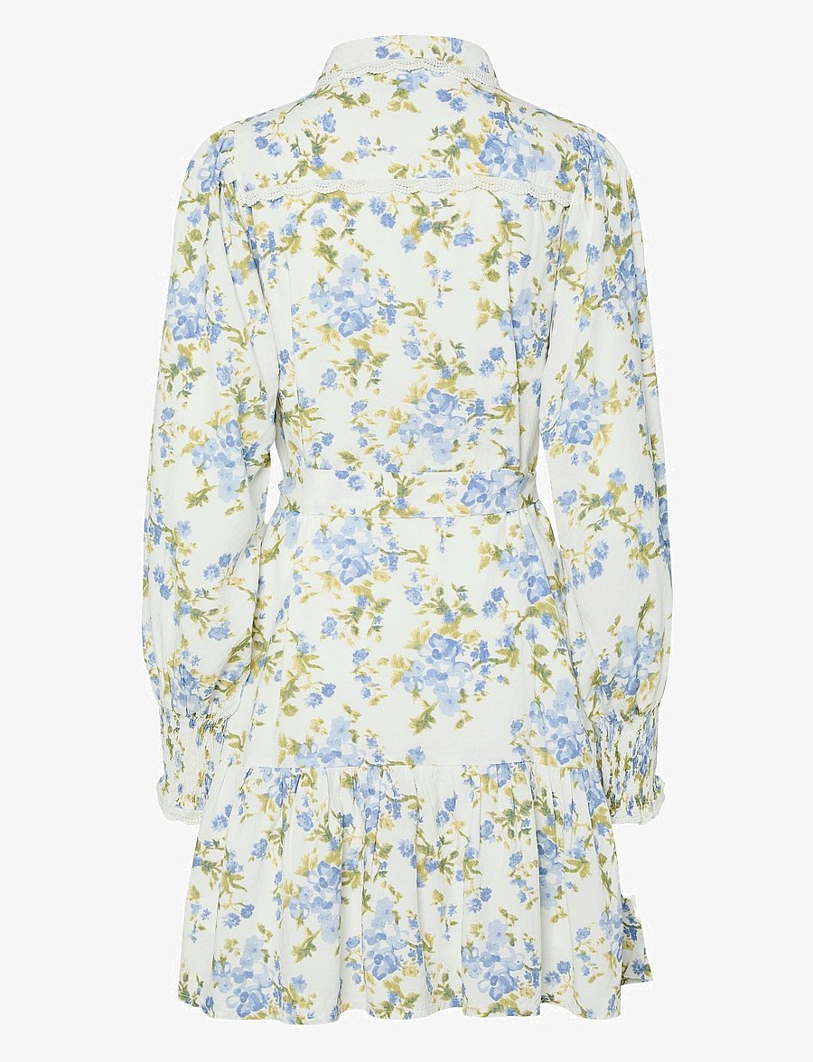 YAS - YASTILERA LS SHIRT DRESS S. NOOS - robes chemises - star white - 2
