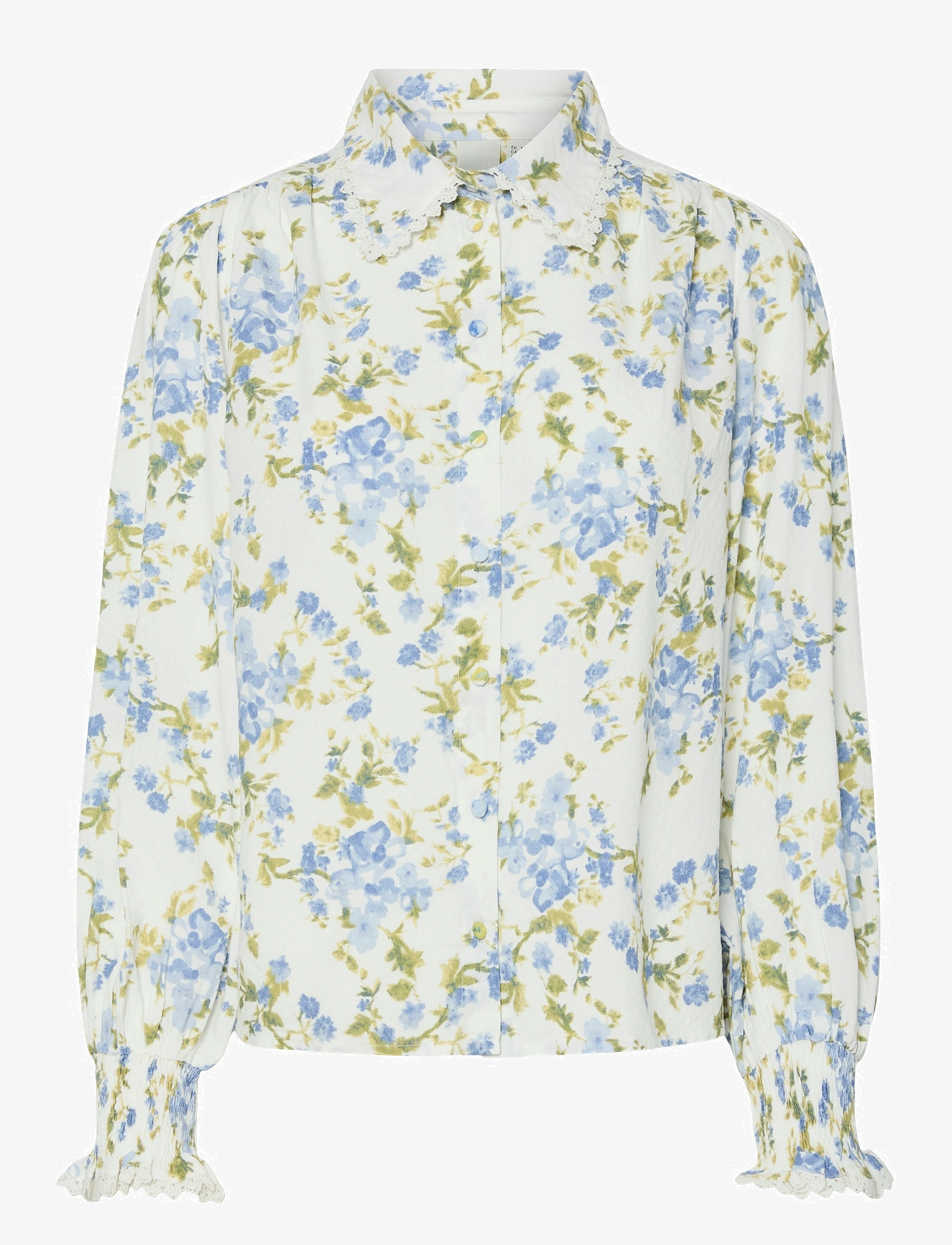 YAS YASTILERA LS SHIRT S. NOOS - Transitional Layering - STAR WHITE / blue