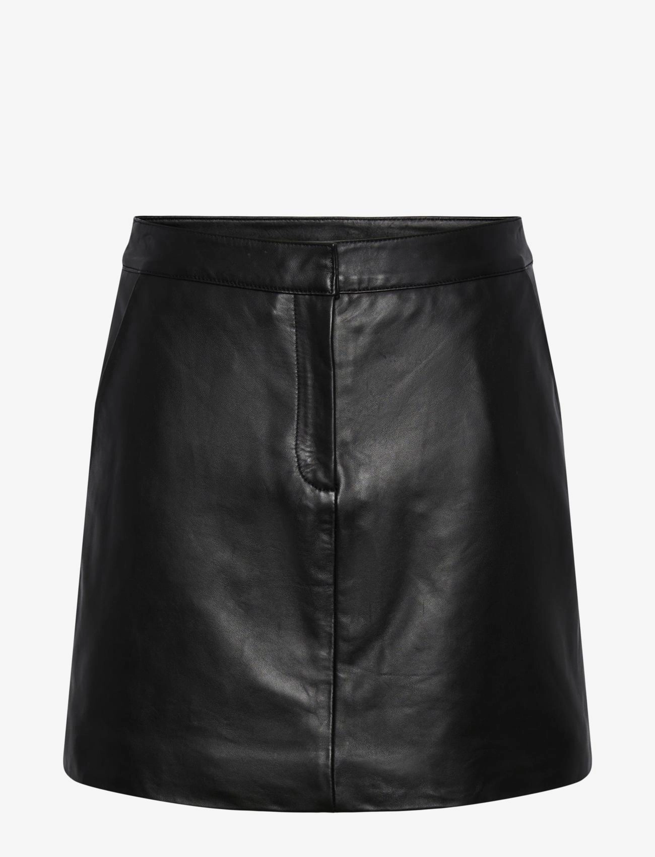 YAS Yaslyma Hmw Leder Rock Noos Schwarz - M - Damen