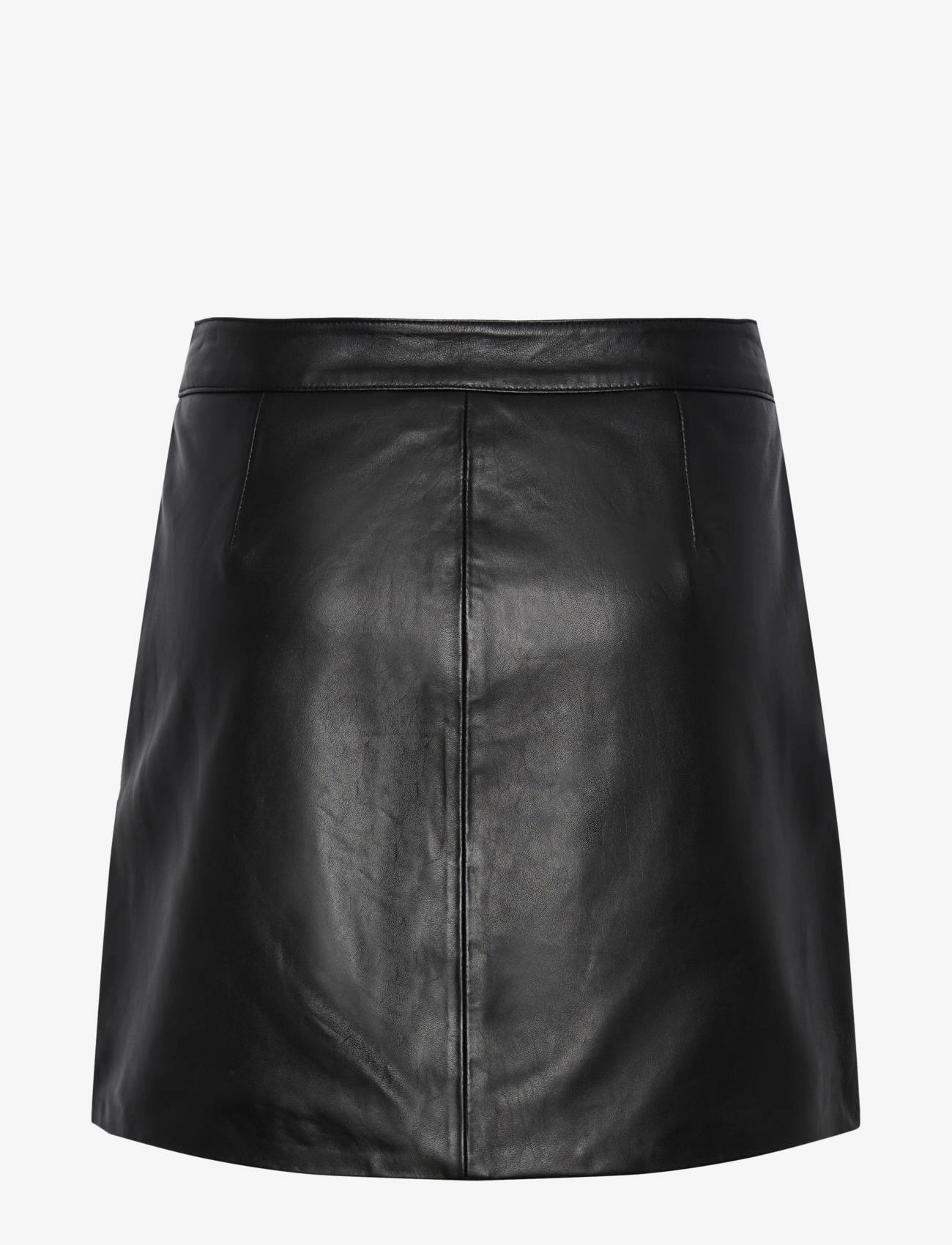 YAS - YASLYMA HMW LEATHER SKIRT NOOS - skinnskjørt - black - 2