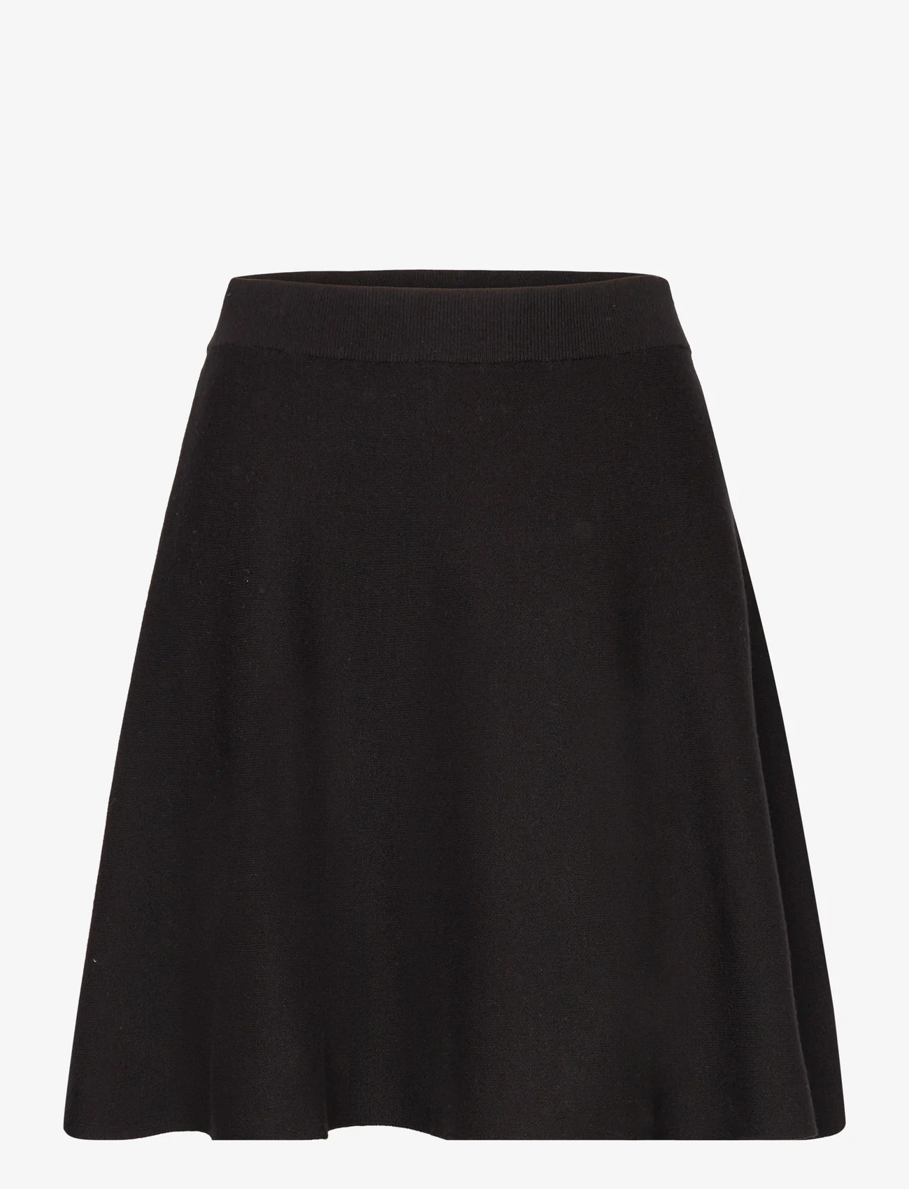 YAS - YASFONNY HW KNIT SKIRT S. NOOS - knitted skirts - black - 0