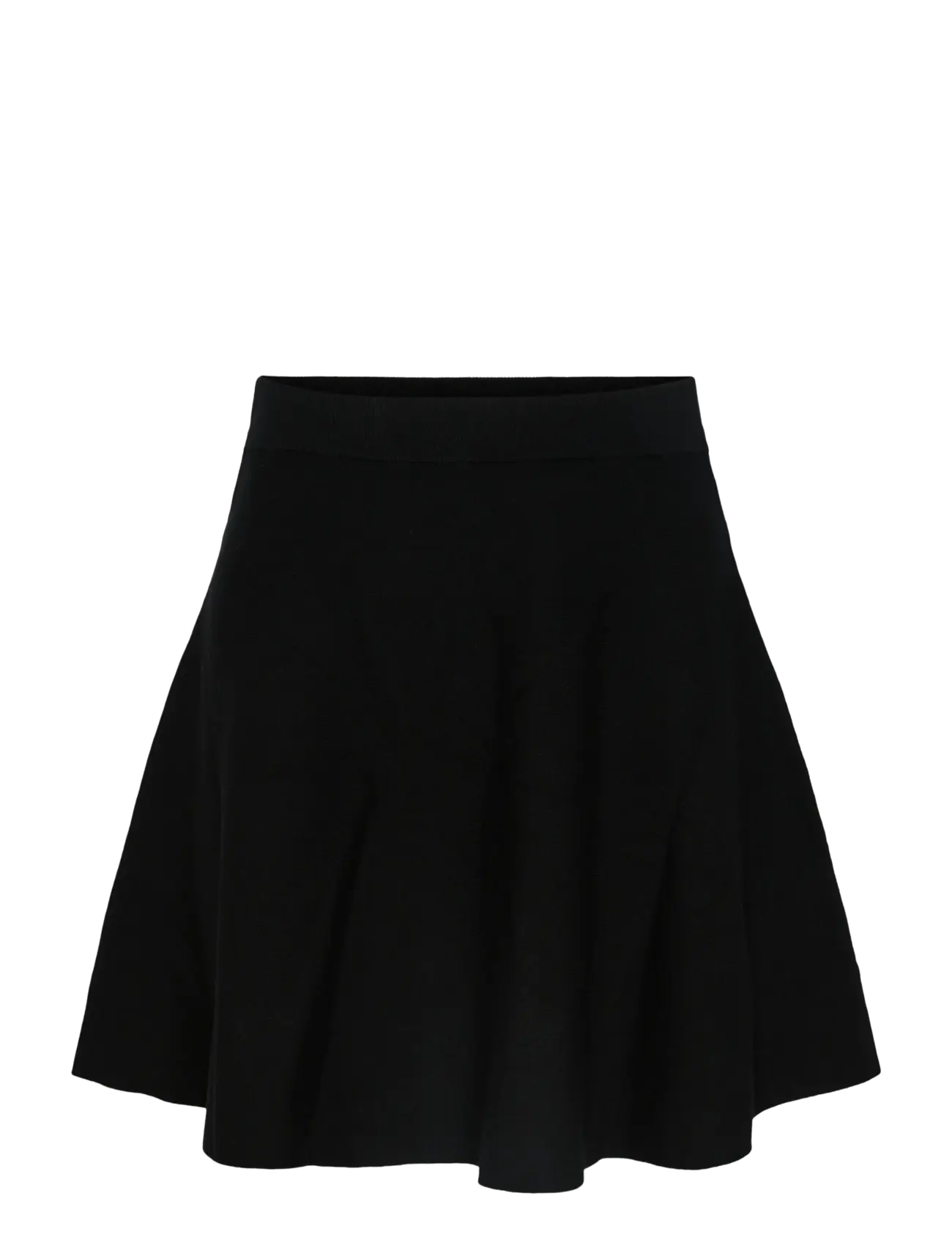 YASFONNY HW KNIT SKIRT S. NOOS - BLACK