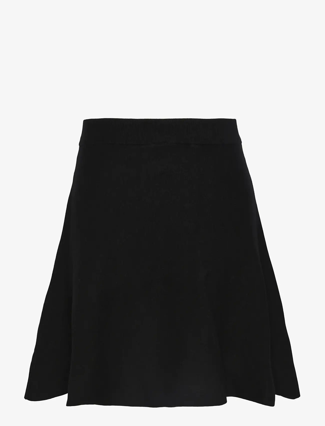 YAS - YASFONNY HW KNIT SKIRT S. NOOS - strikkede nederdele - black - 2