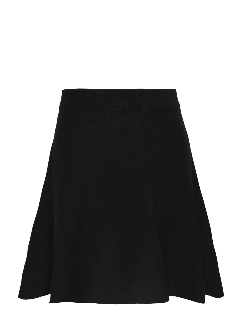 YAS - YASFONNY HW KNIT SKIRT S. NOOS - strikkede nederdele - black - 2