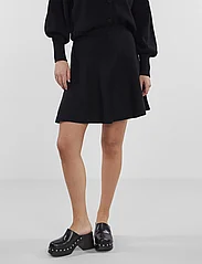 YAS - YASFONNY HW KNIT SKIRT S. NOOS - knitted skirts - black - 2