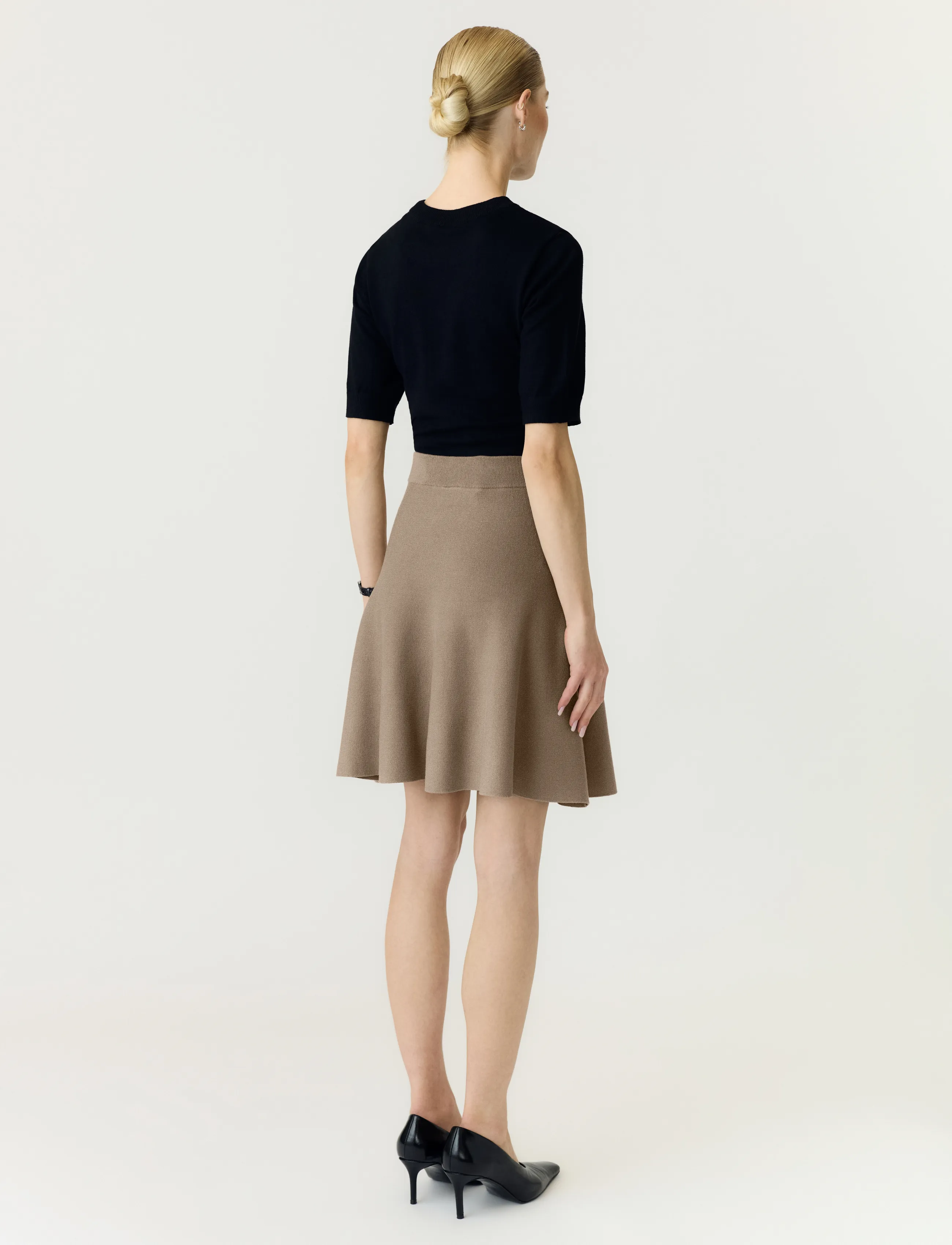 YAS - YASFONNY HW KNIT SKIRT S. NOOS - stickade kjolar - fungi - 3