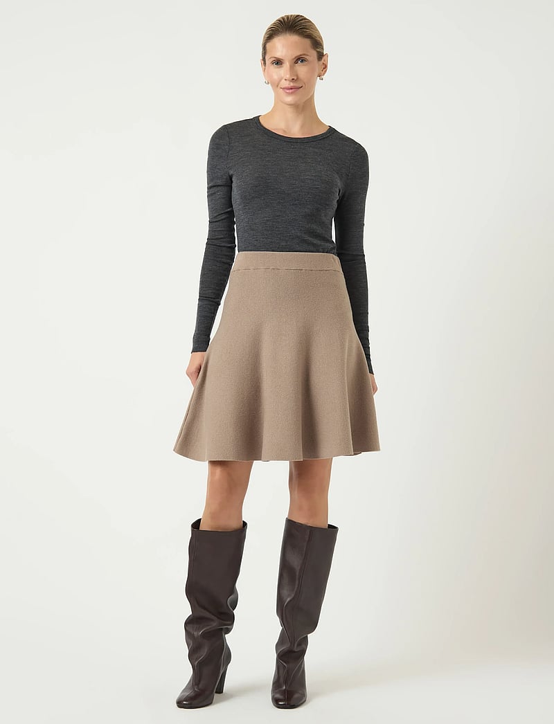 YAS - YASFONNY HW KNIT SKIRT S. NOOS - strikkede nederdele - fungi - 4
