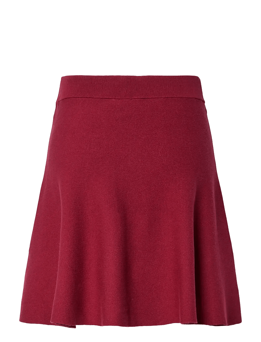 YAS - YASFONNY HW KNIT SKIRT S. NOOS - strikkede nederdele - tibetan red - 2