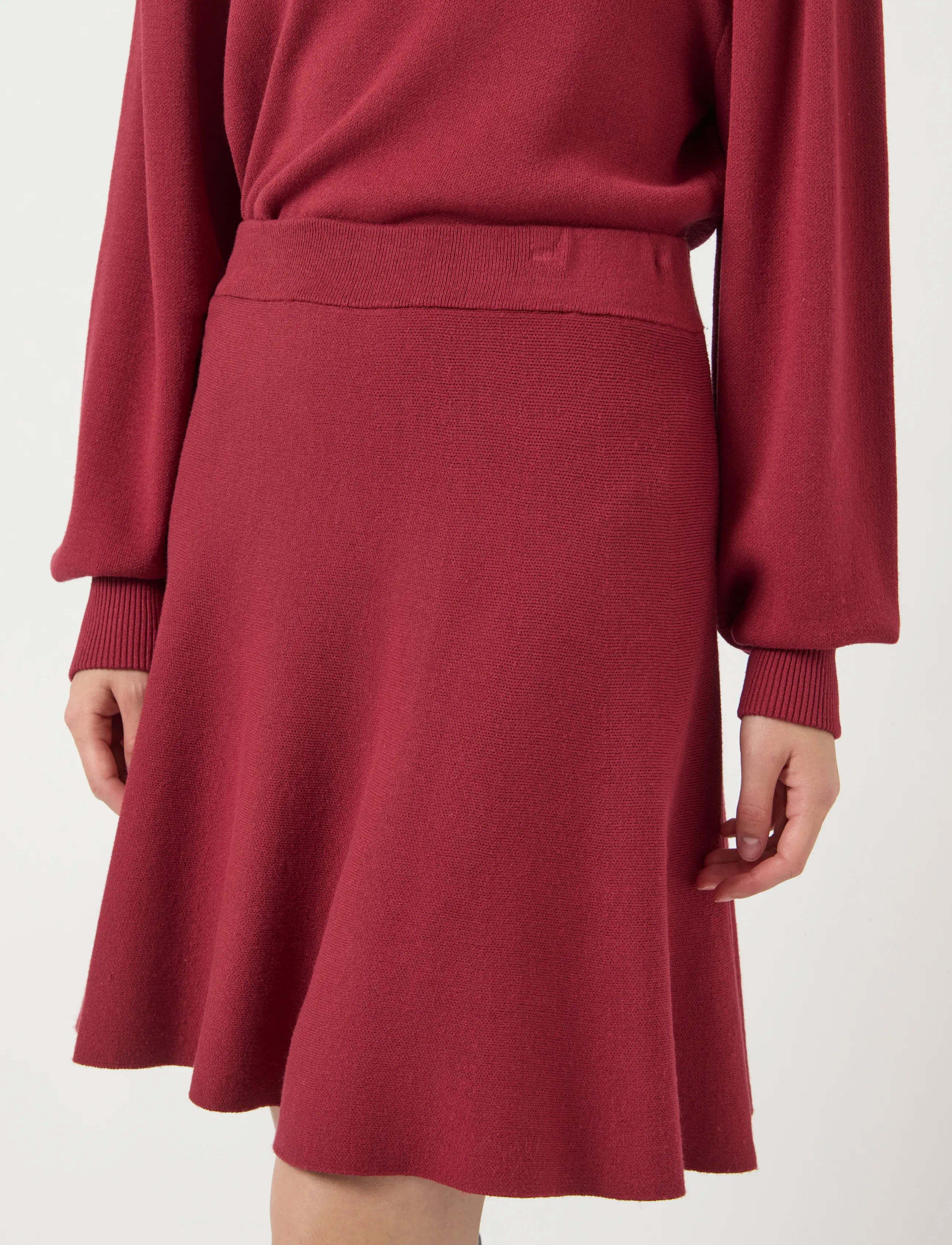 YAS - YASFONNY HW KNIT SKIRT S. NOOS - strikkede nederdele - tibetan red - 5