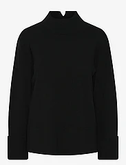 YAS - YASEMILIE HIGHNECK KNIT PULLOVER S. NOOS - megztiniai su aukšta apykakle - black - 0