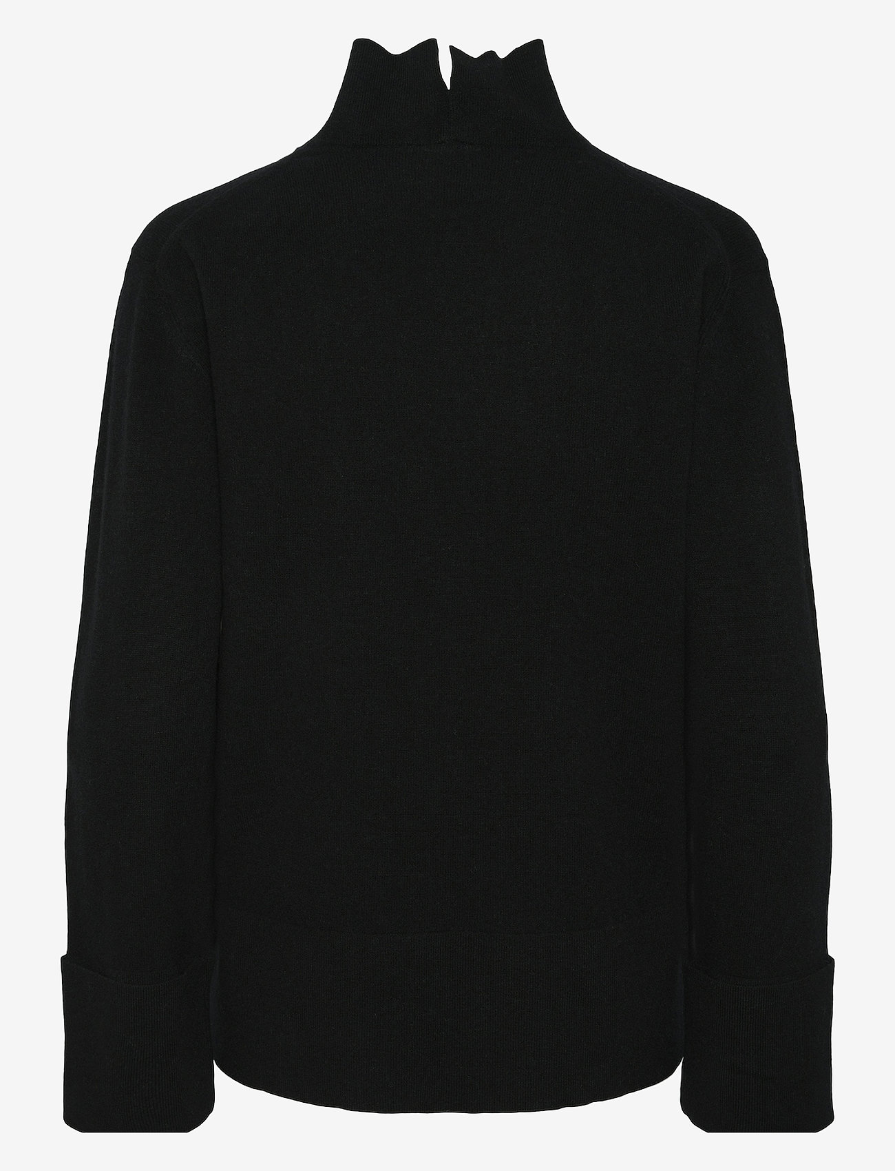 YAS - YASEMILIE HIGHNECK KNIT PULLOVER S. NOOS - stickade tröjor - black - 2