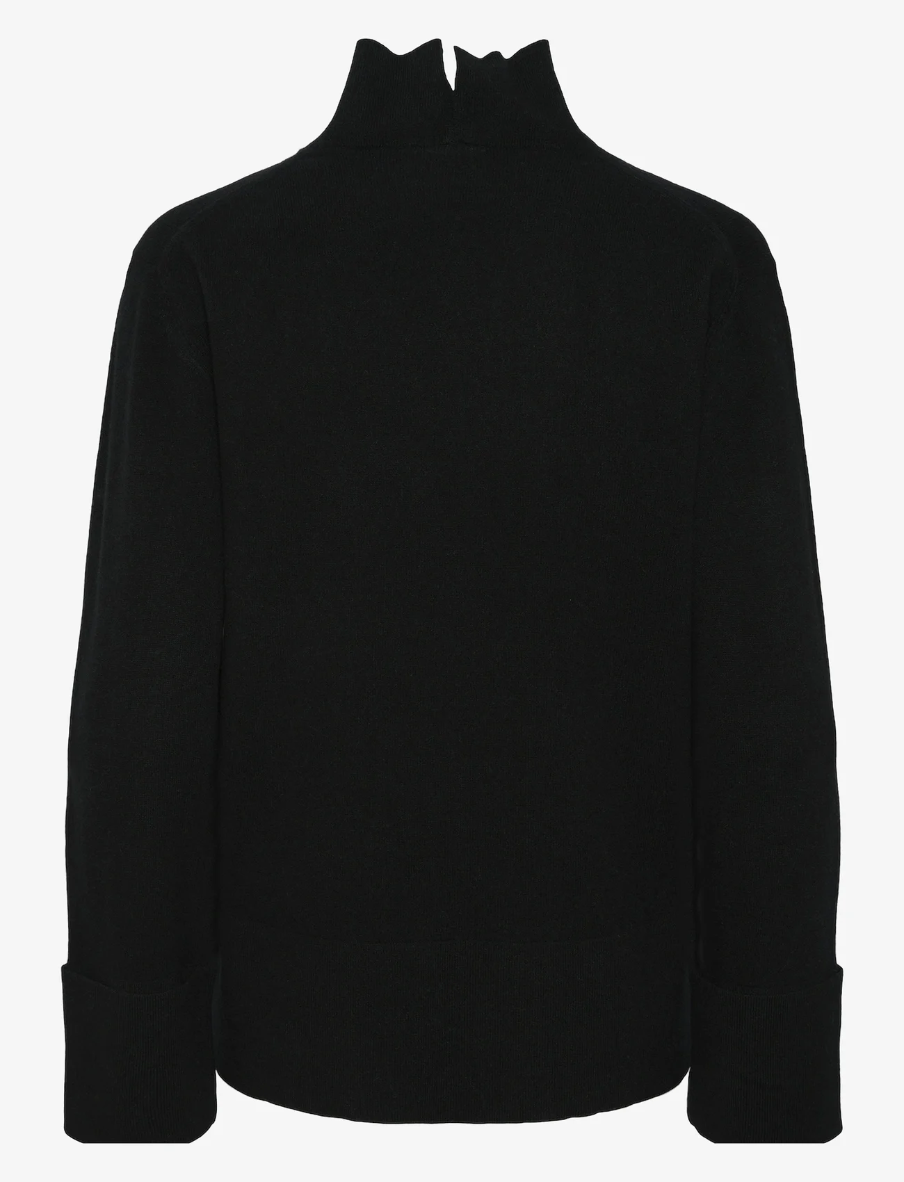 YAS - YASEMILIE HIGHNECK KNIT PULLOVER S. NOOS - džemperi ar augstu apkakli - black - 1