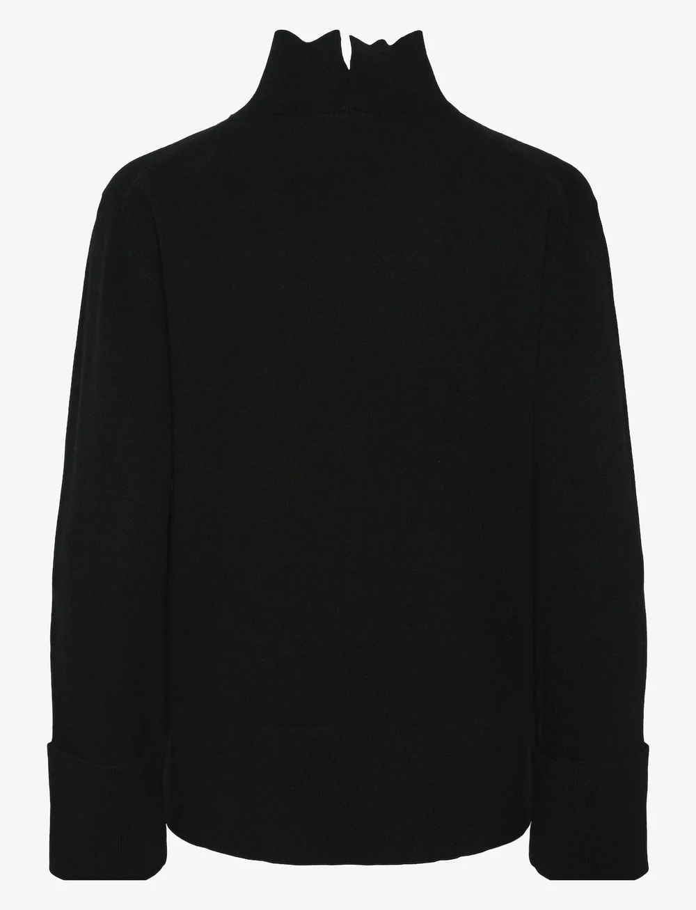 YAS - YASEMILIE HIGHNECK KNIT PULLOVER S. NOOS - striktrøjer - black - 2