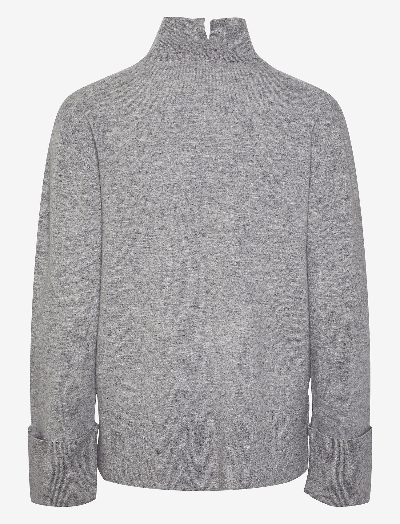 YAS - YASEMILIE HIGHNECK KNIT PULLOVER S. NOOS - sviitrid - light grey melange - 2