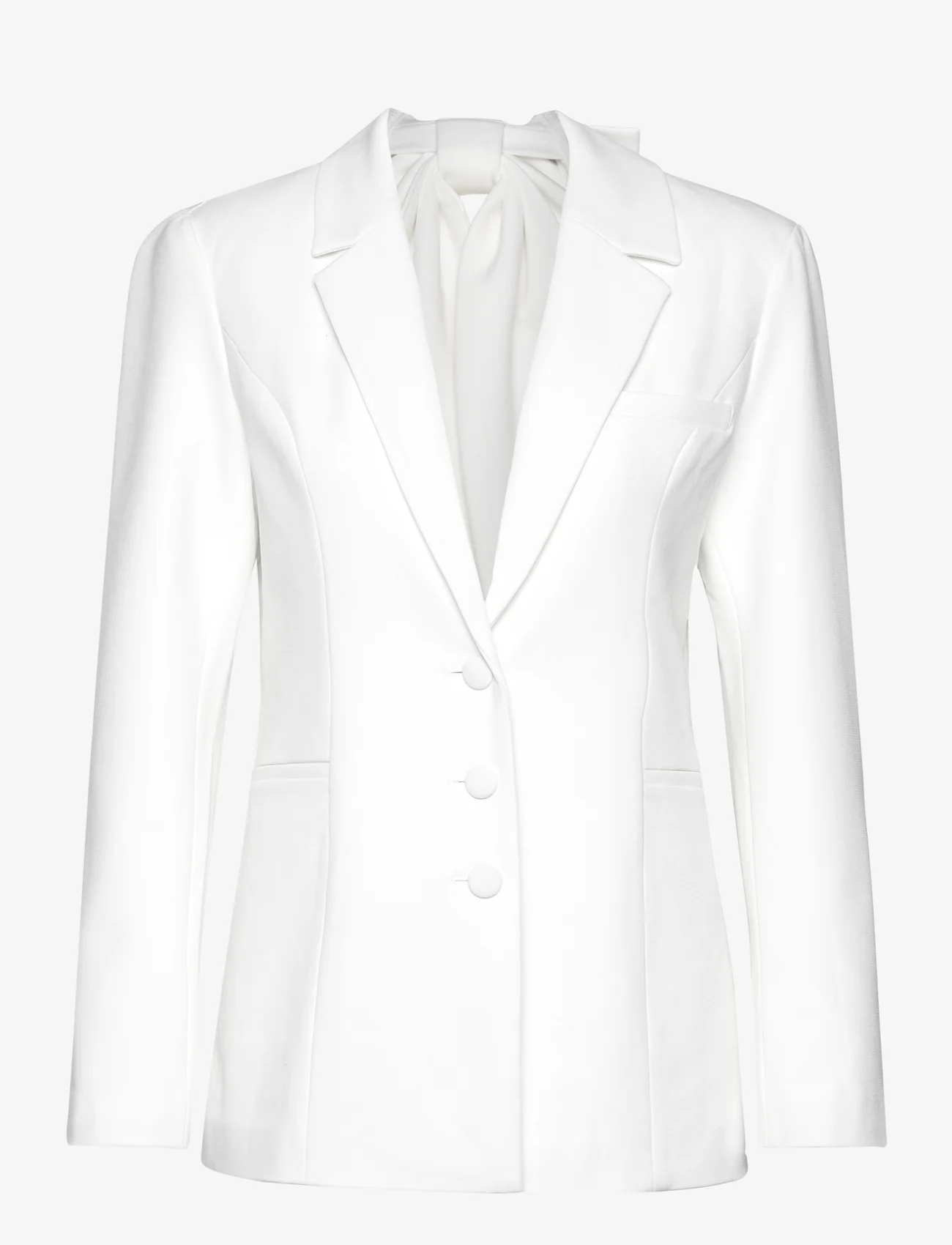 YAS - YASIZZIE LS BOW BLAZER S. - CELEB - feestelijke kleding voor outlet-prijzen - star white - 0