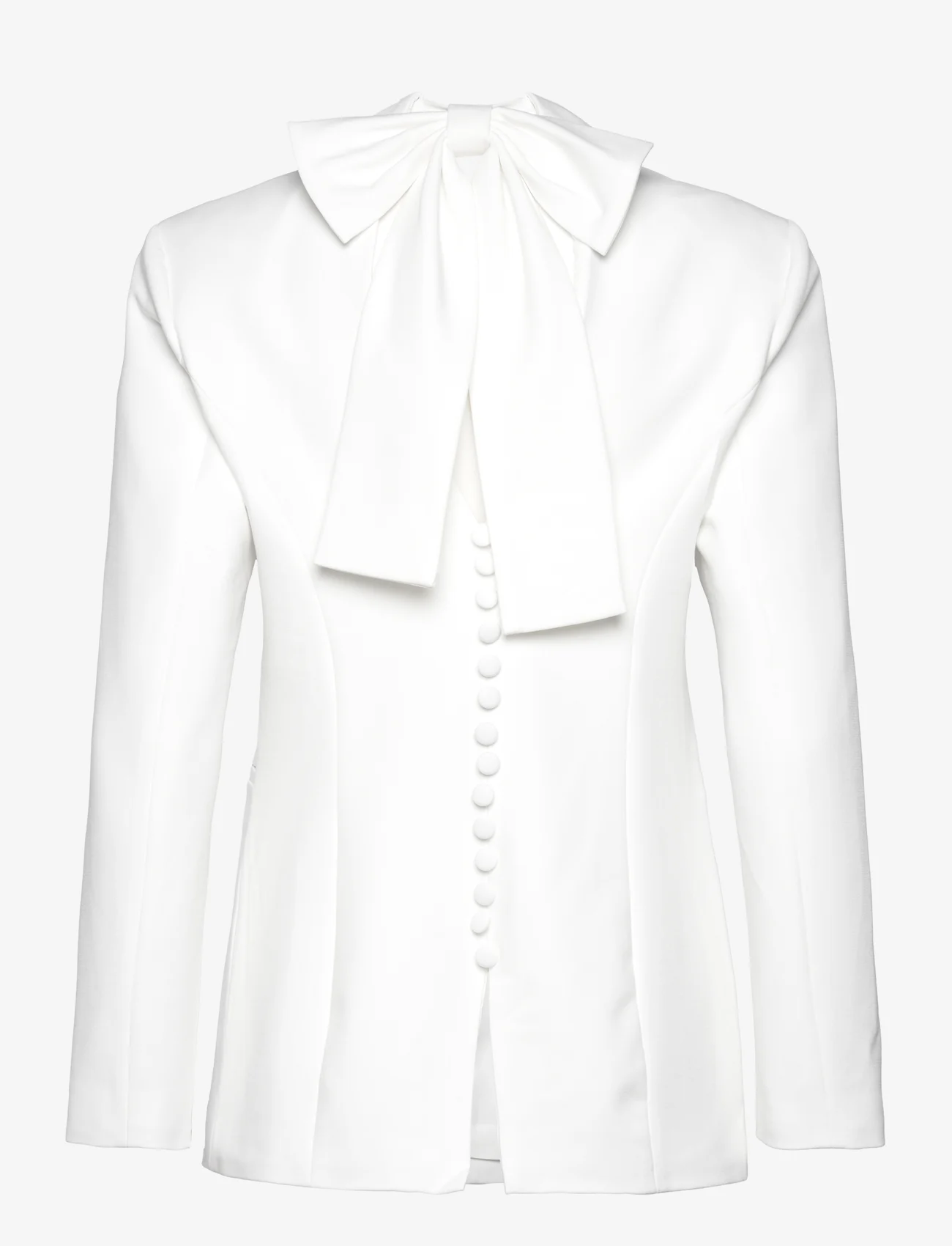 YAS - YASIZZIE LS BOW BLAZER S. - CELEB - feestelijke kleding voor outlet-prijzen - star white - 1