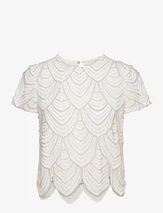 YAS - YASCALLA SS TOP S. - CELEB - short-sleeved blouses - star white - 0