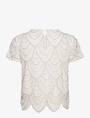 YAS - YASCALLA SS TOP S. - CELEB - short-sleeved blouses - star white - 1