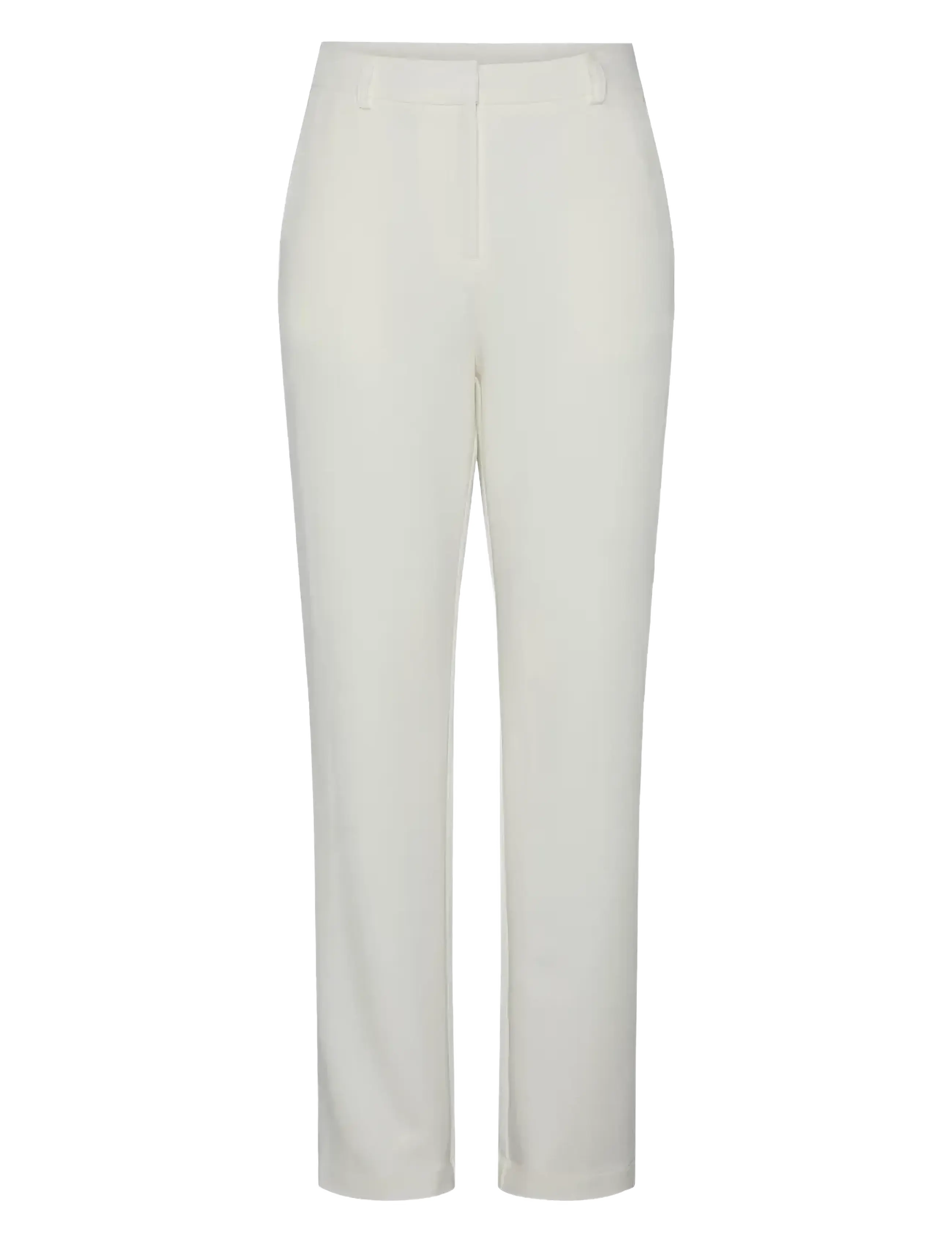 YAS YASIZZIE HW STRAIGHT PANT S. - CELEB - Bukser med lige ben - STAR WHITE / white