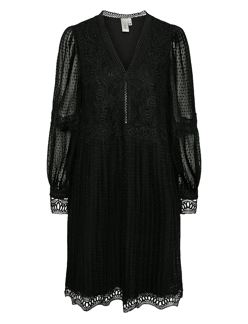 YAS - YASSOPHIRA LS DRESS S. NOOS - midikleidid - black - 0