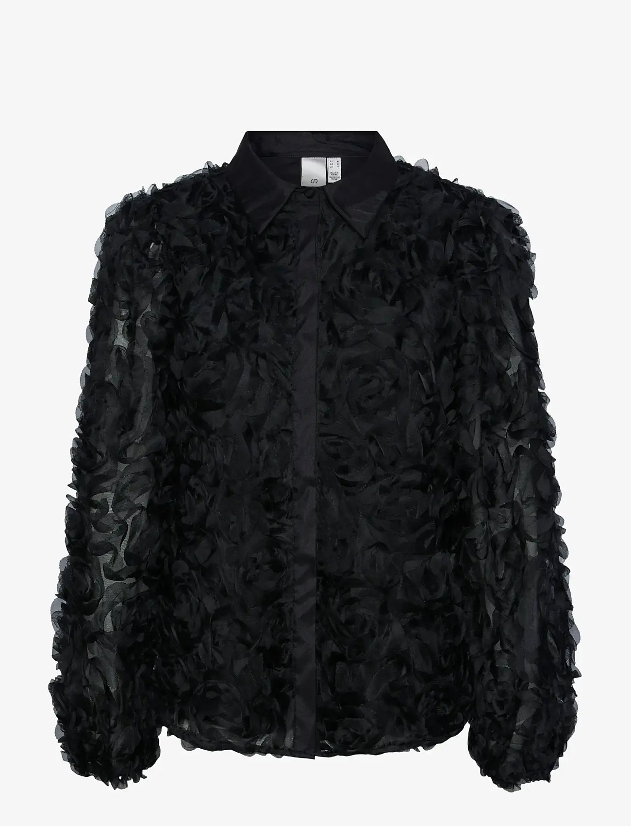 YAS - YASROSO LS SHIRT - SHOW - langärmlige hemden - black - 1