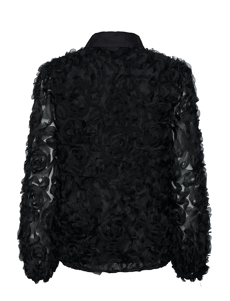 YAS - YASROSO LS SHIRT - SHOW - langärmlige hemden - black - 2