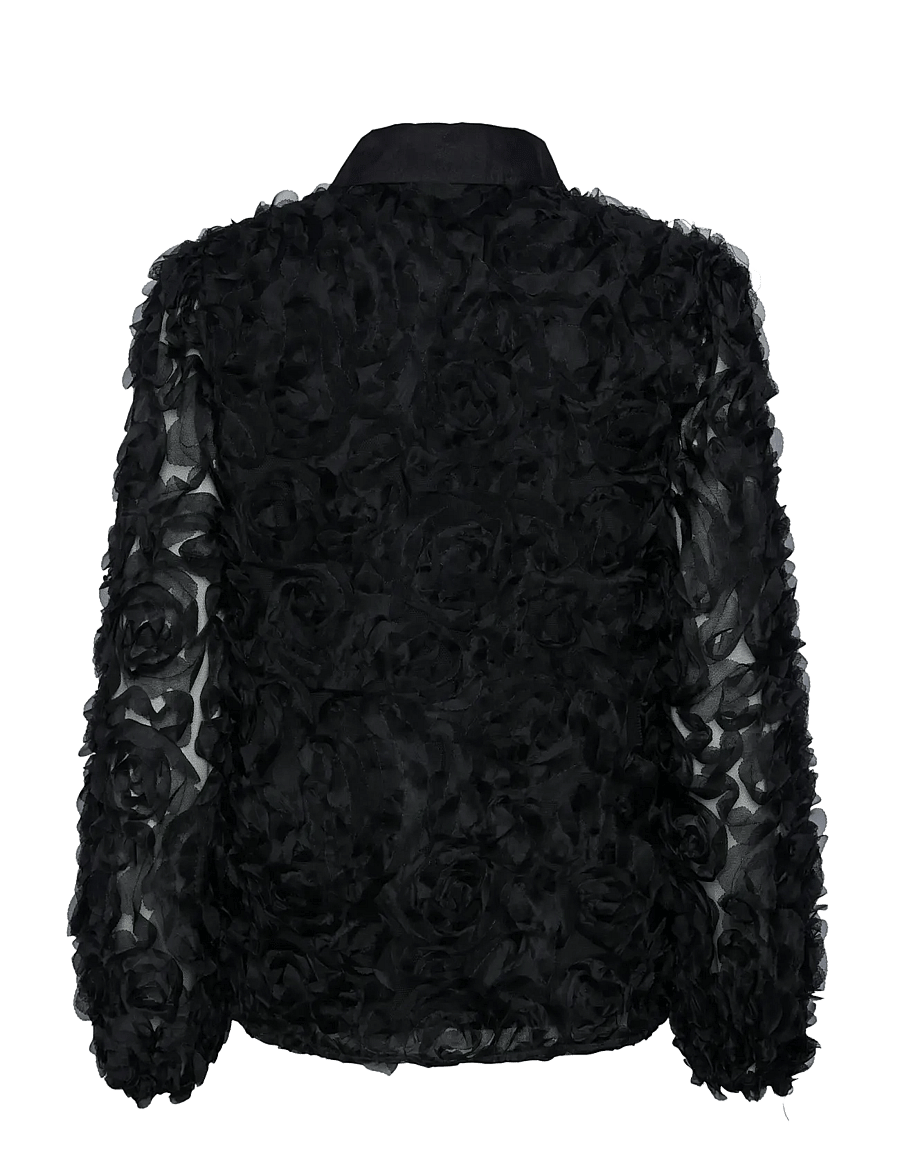 YAS - YASROSO LS SHIRT - SHOW - langärmlige hemden - black - 2