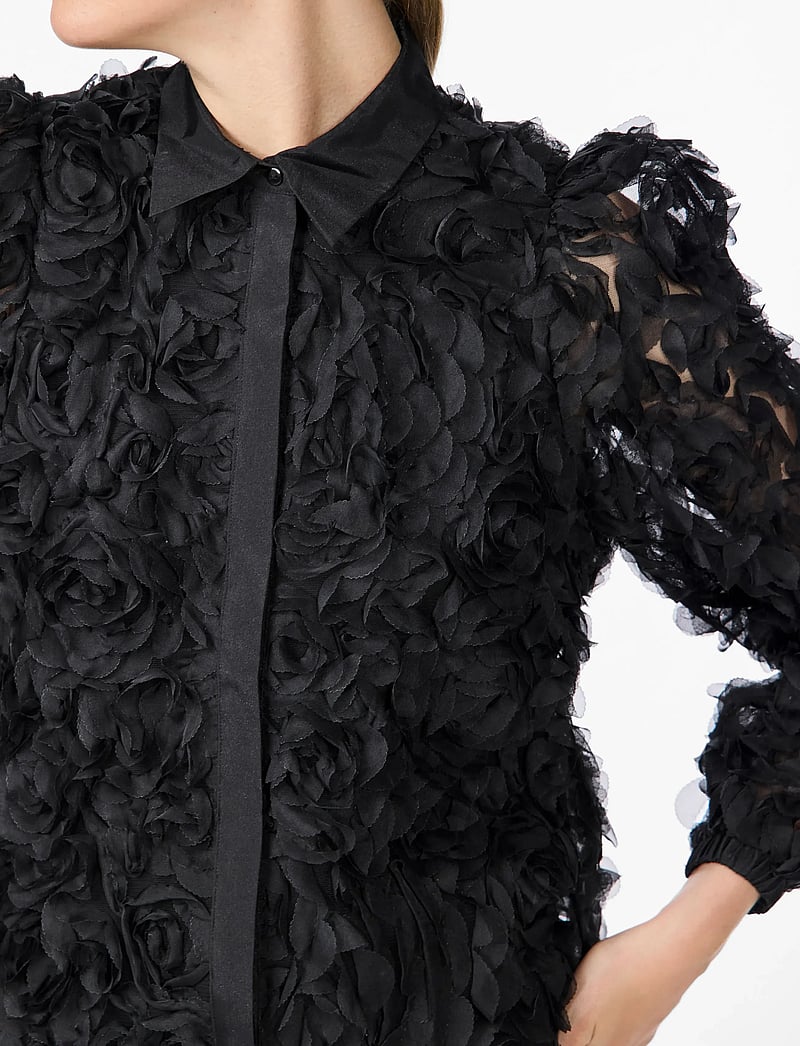 YAS - YASROSO LS SHIRT - SHOW - langärmlige hemden - black - 4