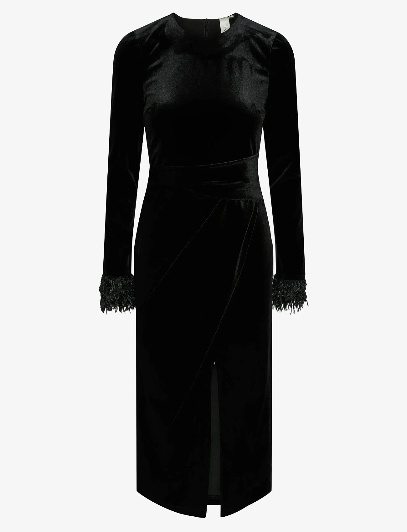 YAS - YASSERENA LS LONG DRESS - festtøj til outletpriser - black - 0