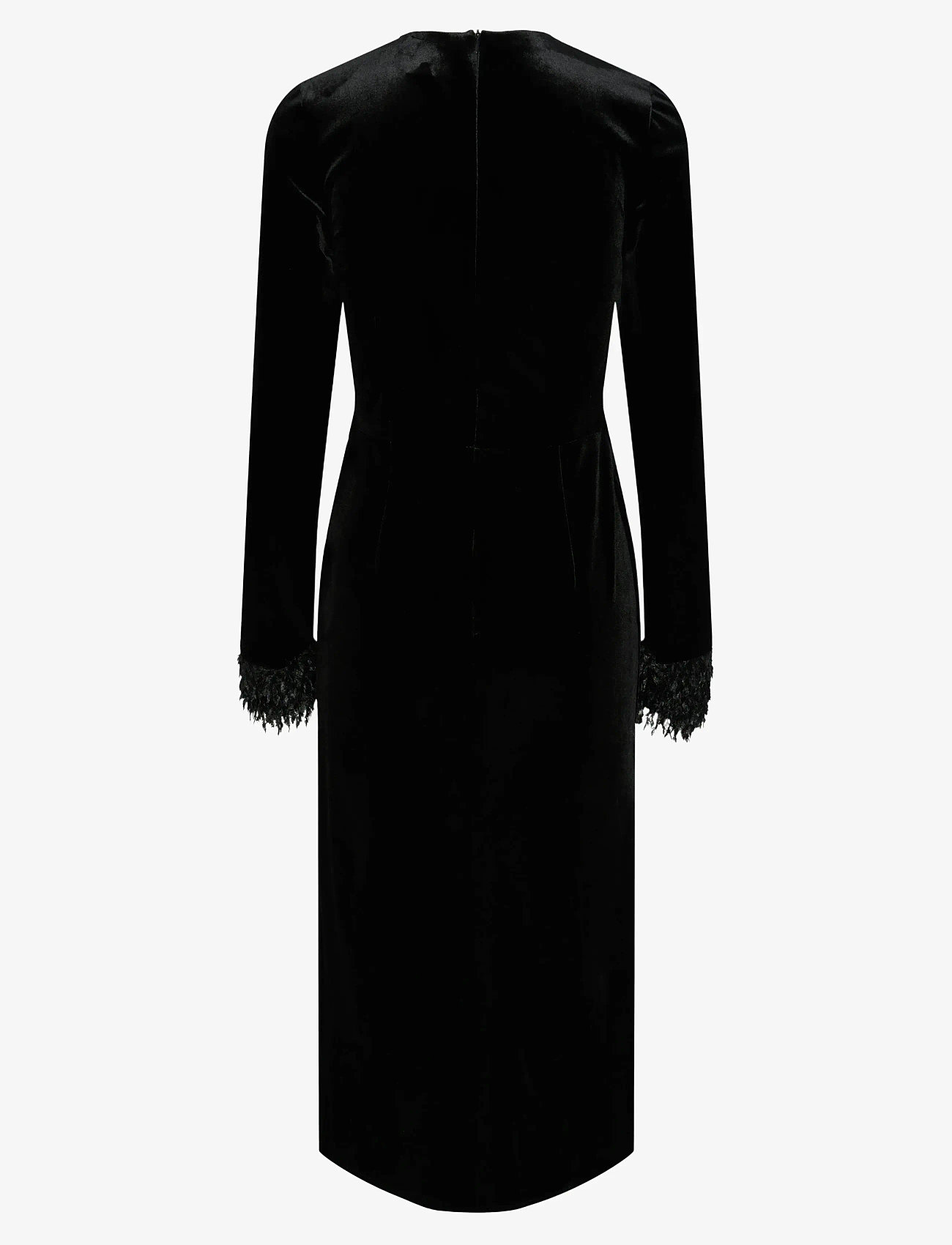 YAS - YASSERENA LS LONG DRESS - festtøj til outletpriser - black - 1