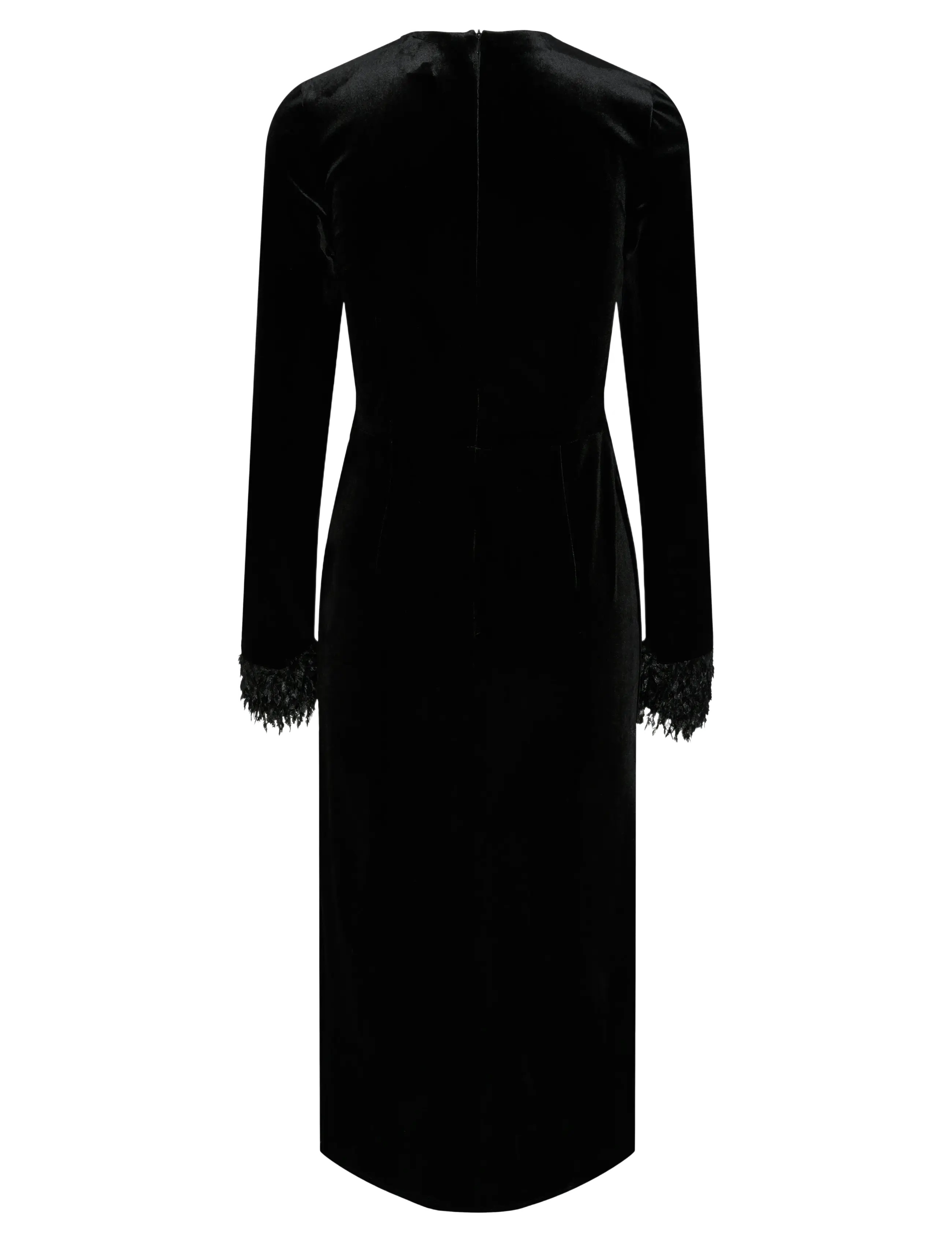 YAS - YASSERENA LS LONG DRESS - festtøj til outletpriser - black - 1