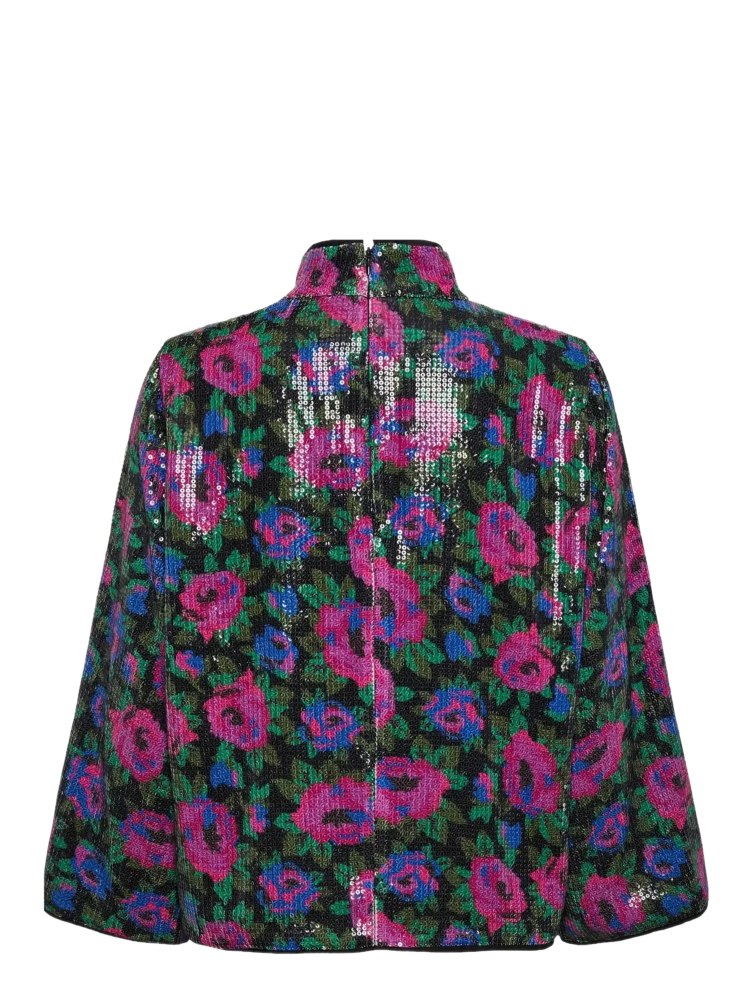 YAS - YASLIVO 3/4 SEQUIN TOP S. - langærmede bluser - black - 2
