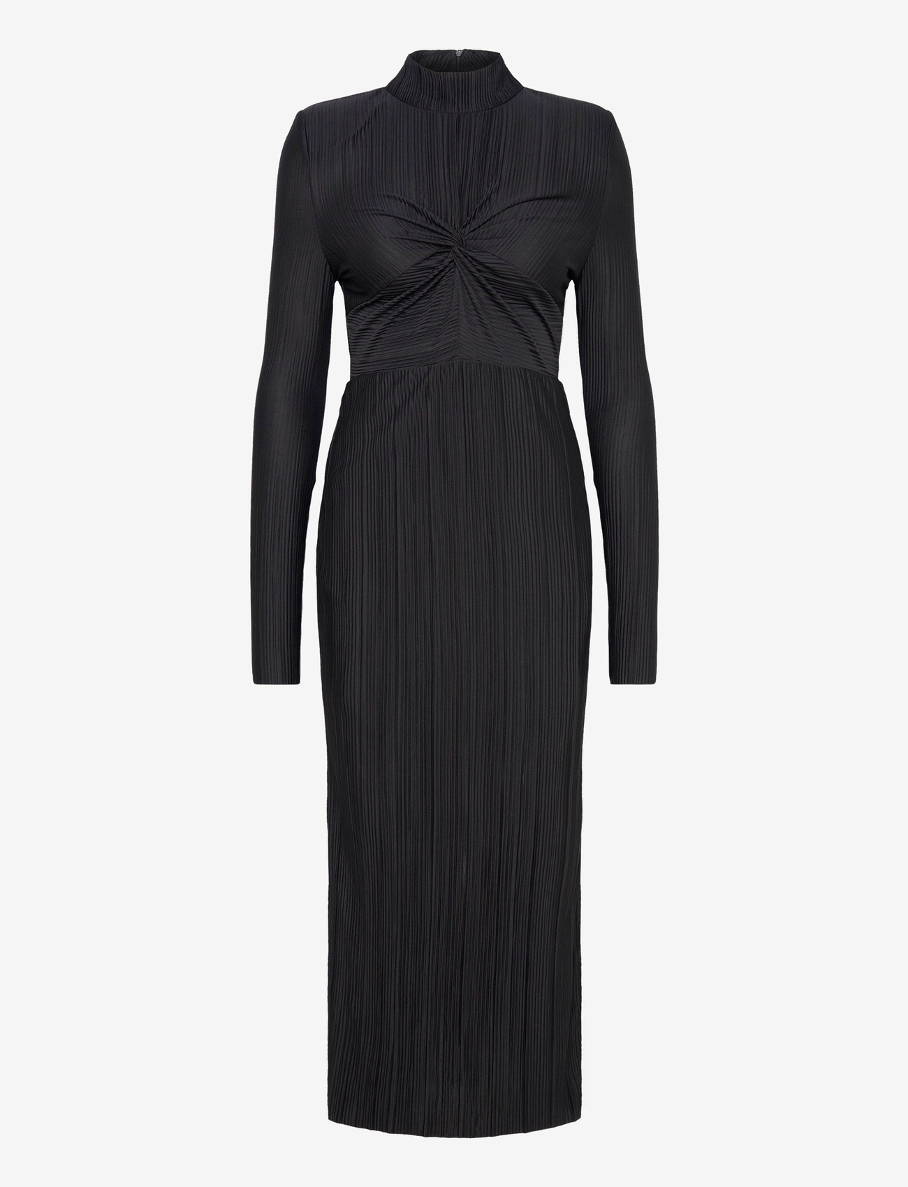 High neck long dress