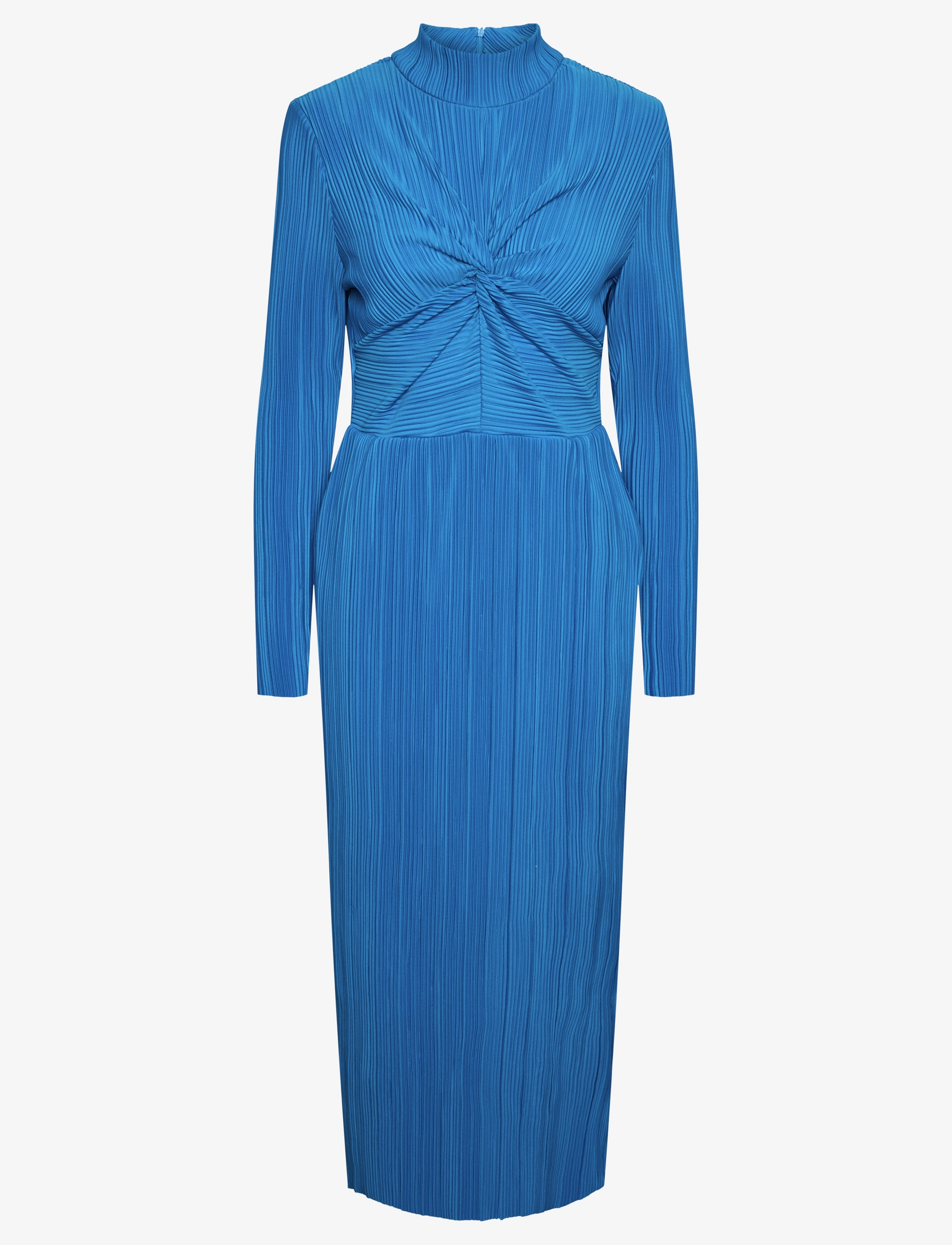 YAS YASOLINDA HIGH NECK LS LONG DRESS S. - Abendkleider - METHYL BLUE / blue