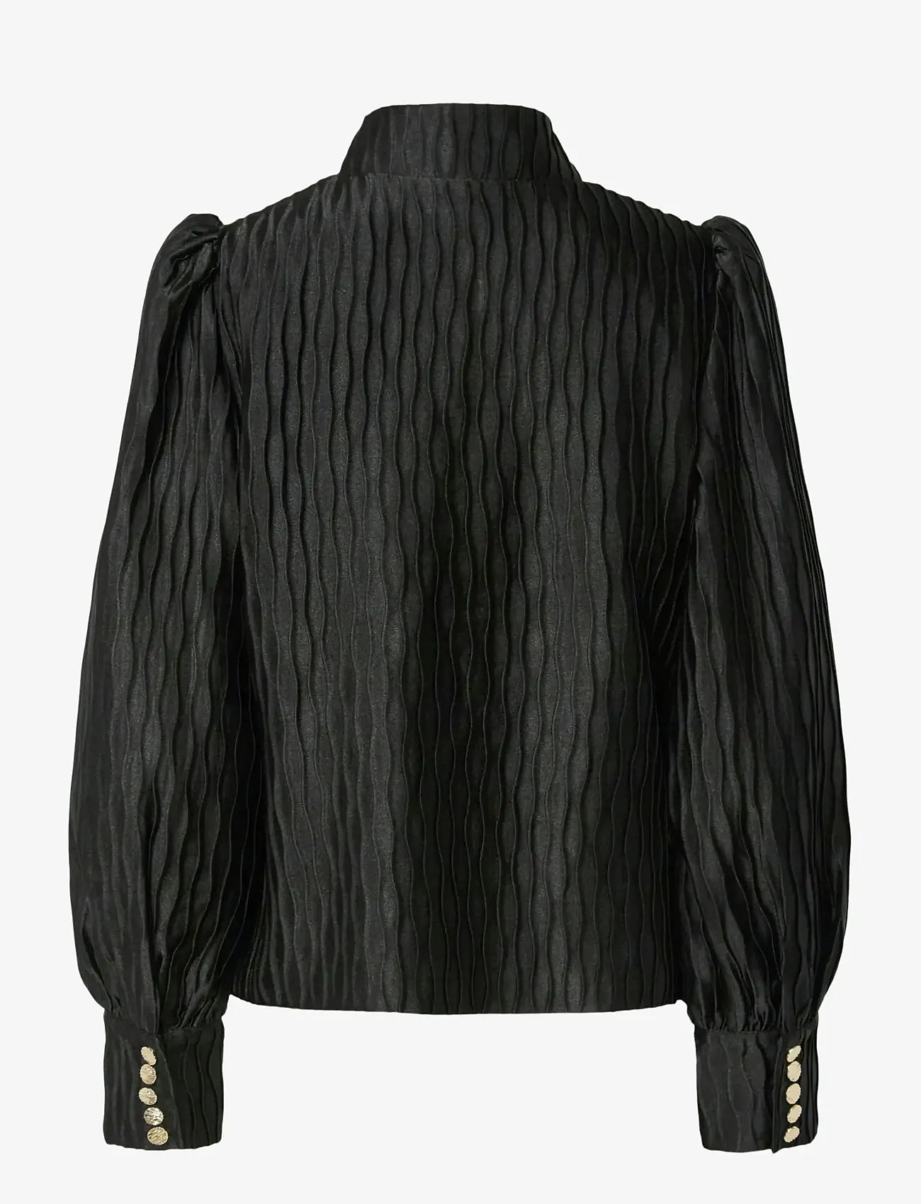 YAS - YASRIPPLE LS SHIRT S. NOOS - long sleeved blouses - black - 2