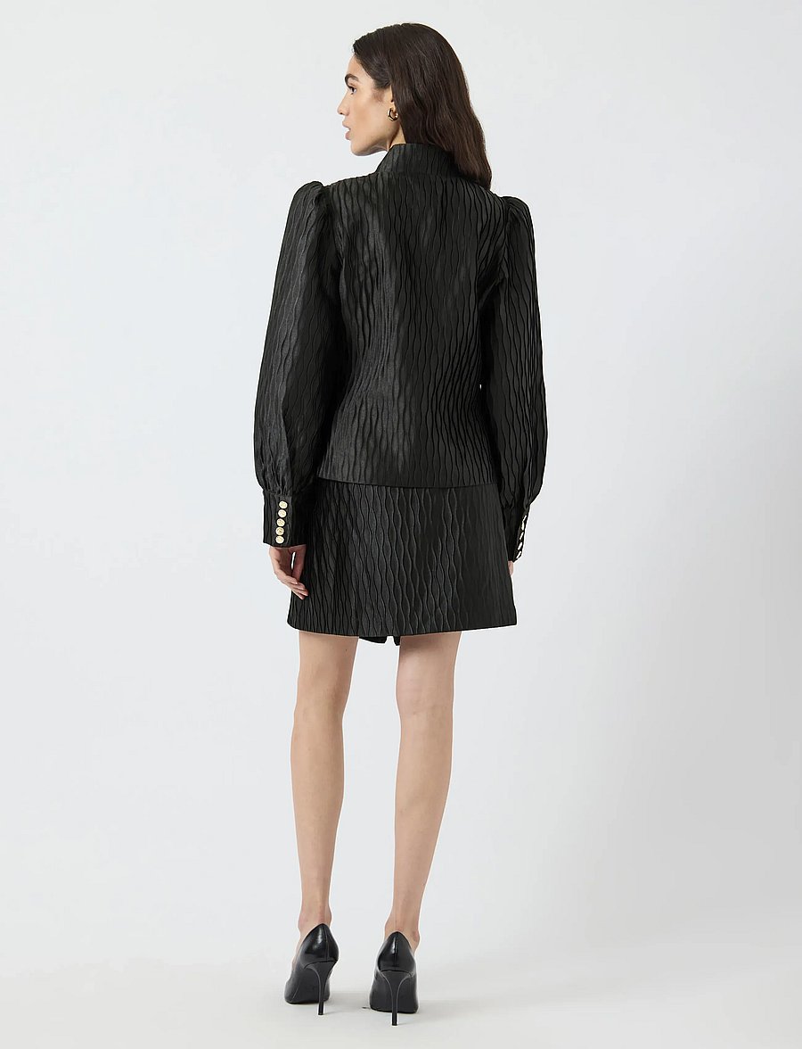 YAS - YASRIPPLE LS SHIRT S. NOOS - langærmede bluser - black - 3