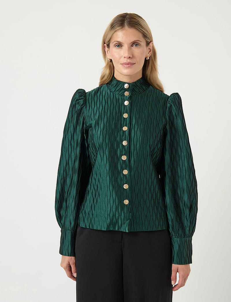 YAS - YASRIPPLE LS SHIRT S. NOOS - langærmede bluser - ponderosa pine - 0