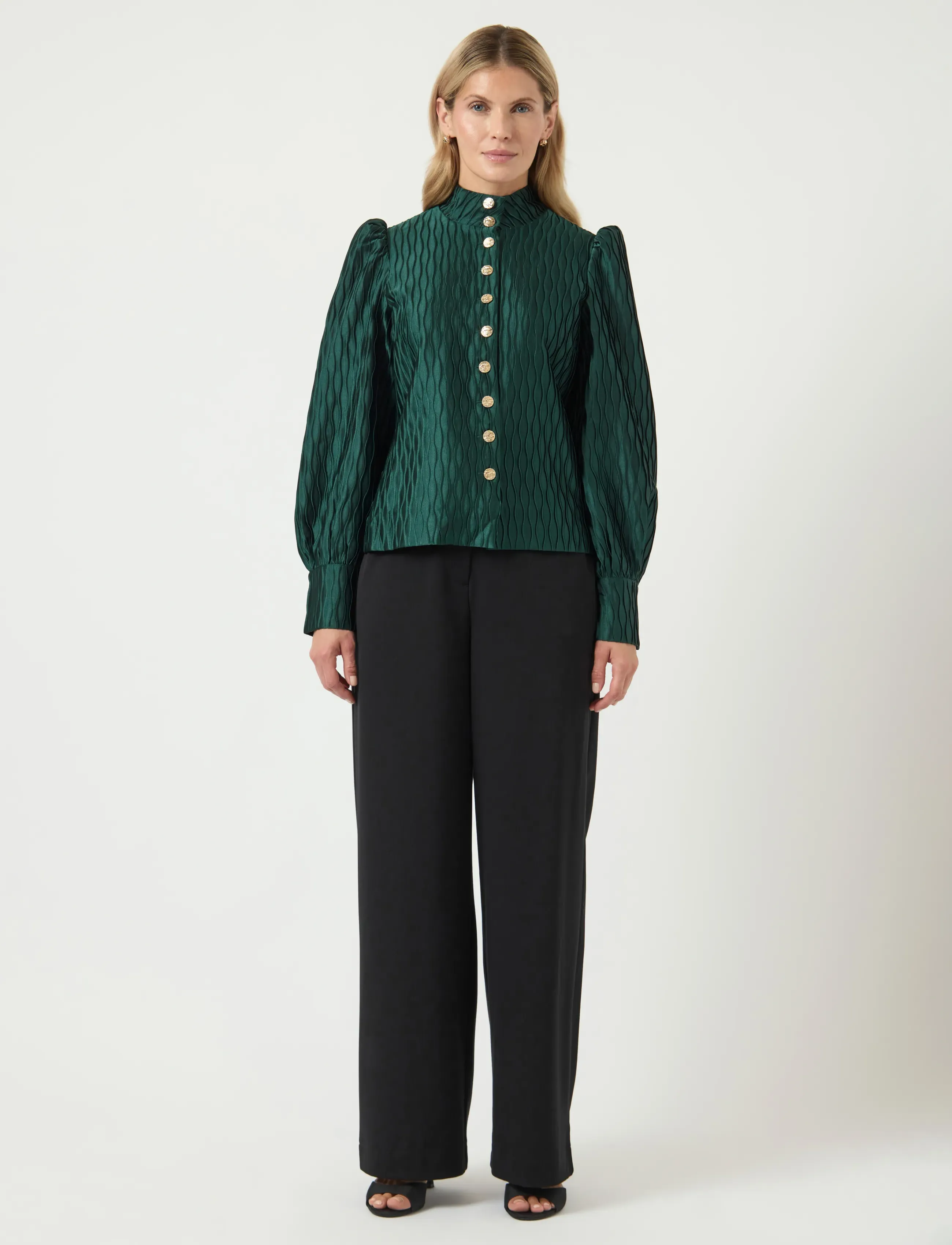 YAS - YASRIPPLE LS SHIRT S. NOOS - langärmlige blusen - ponderosa pine - 5