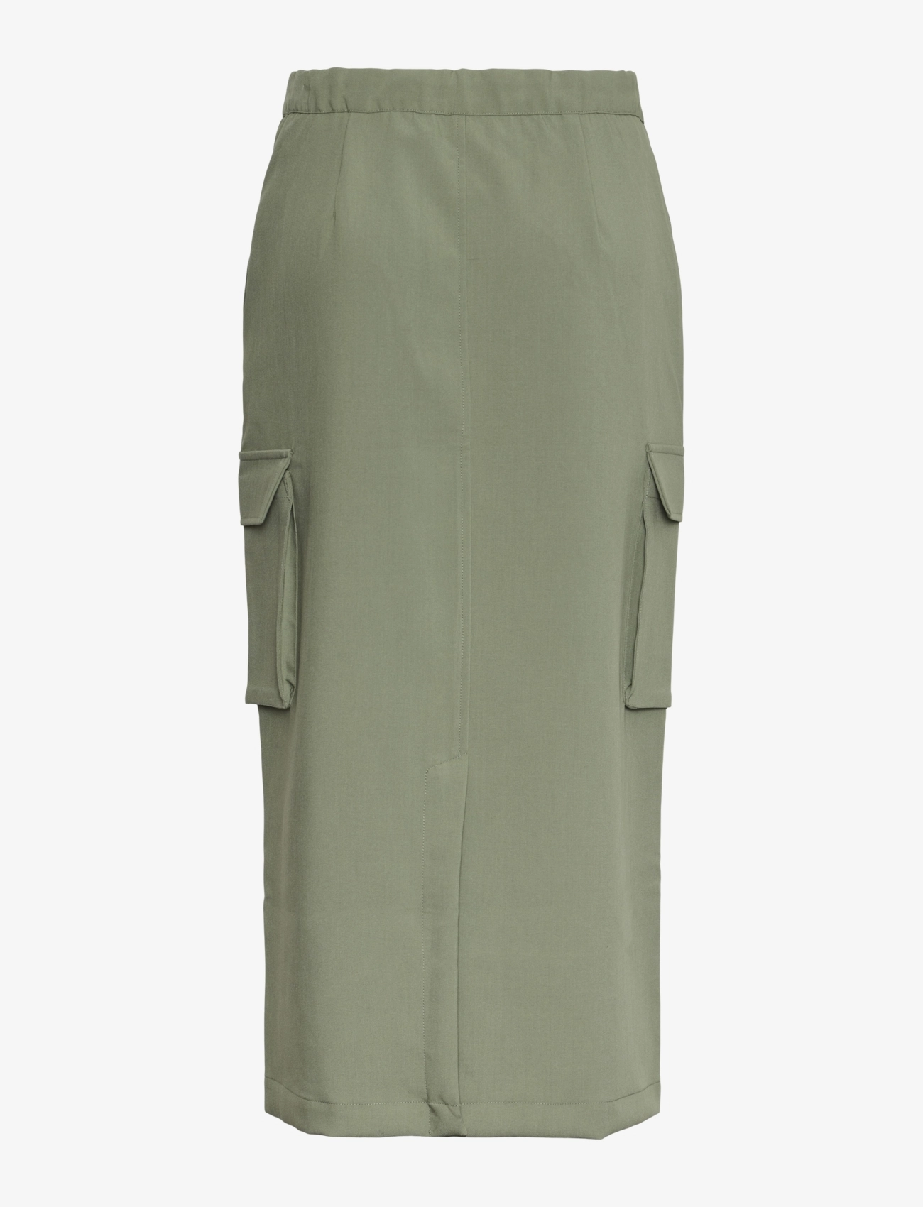YAS - YASPOCKA HMW MIDI SKIRT - midi nederdele - oil green - 2