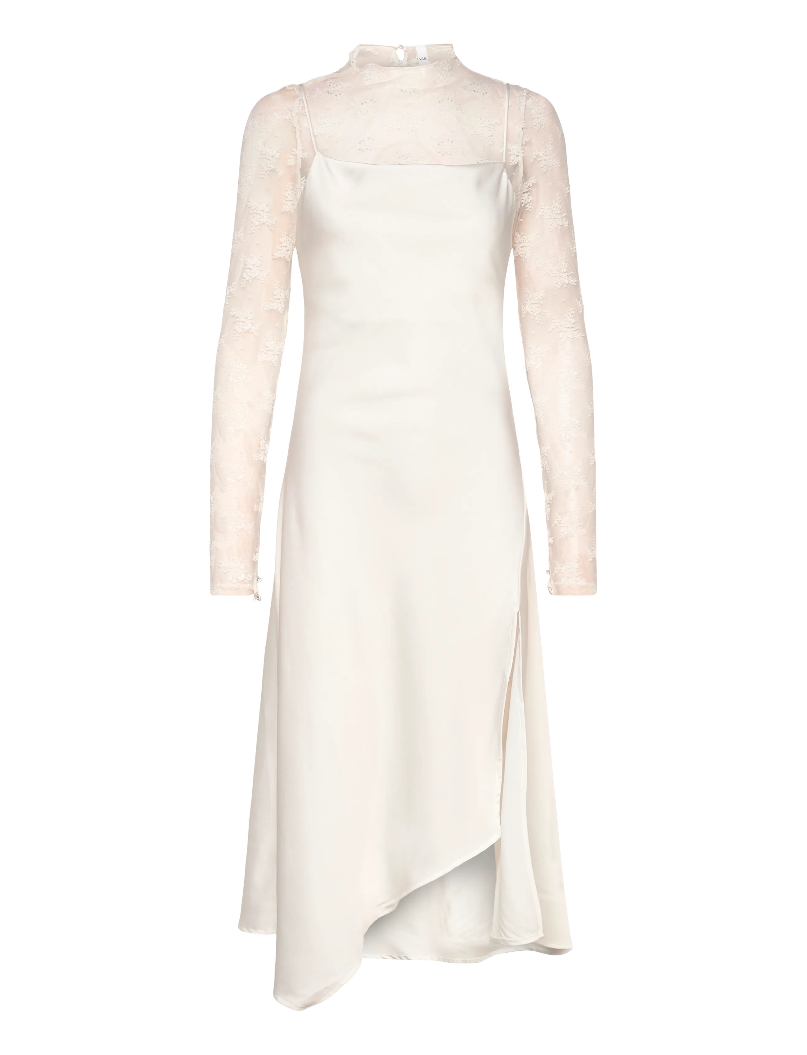 YAS meels Lace Midi Dress Celeb, 36, Dresses, Weiß - Frauen