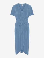 YASOLINDA SS MIDI WRAP DRESS S. NOOS - ASHLEIGH BLUE