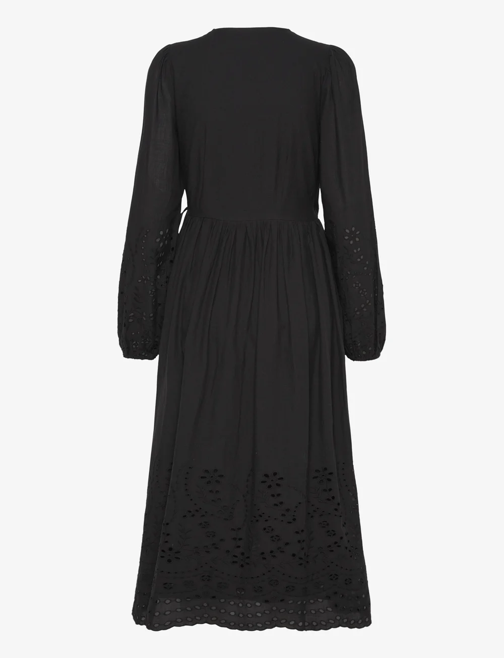 YAS - YASLUMA LS LONG WRAP DRESS S. NOOS - konfirmatsioon - black - 2