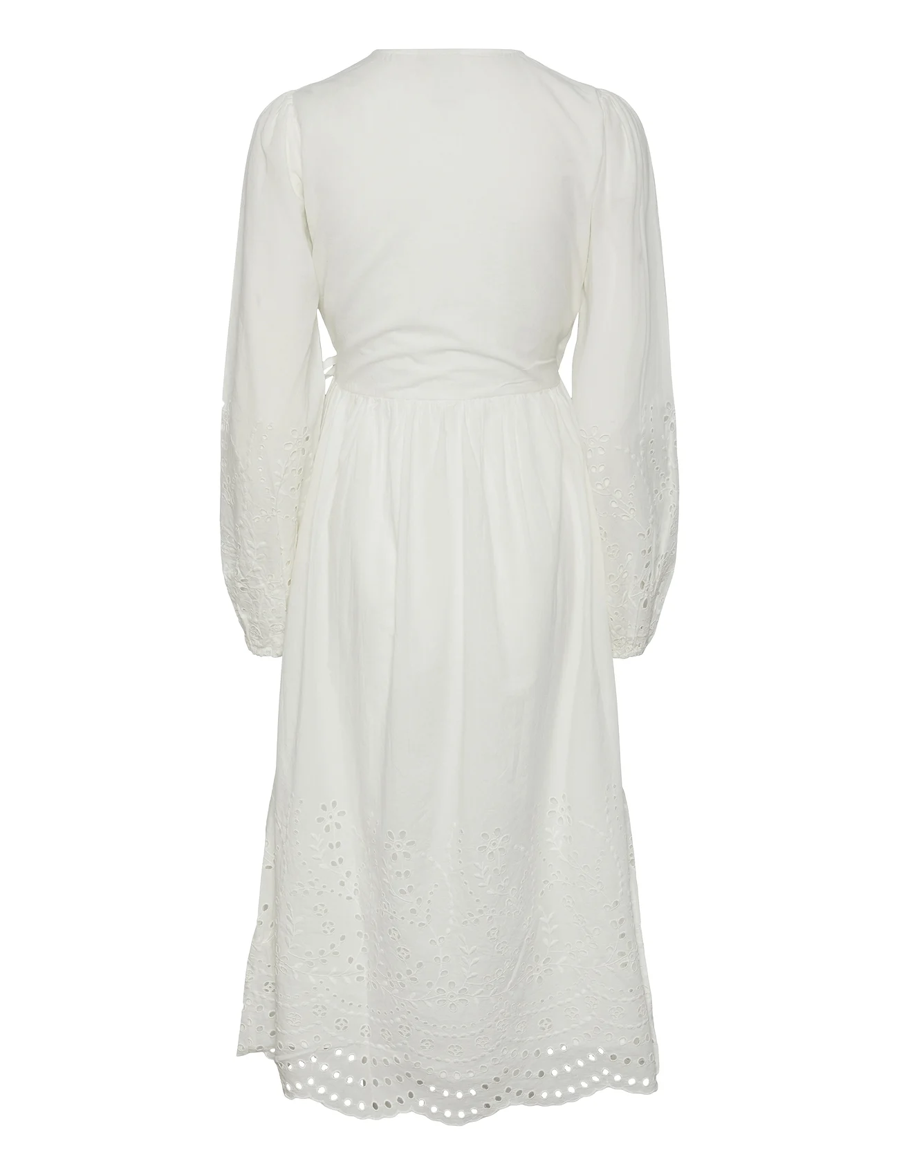 YAS - YASLUMA LS LONG WRAP DRESS S. NOOS - wrap dresses - star white - 1