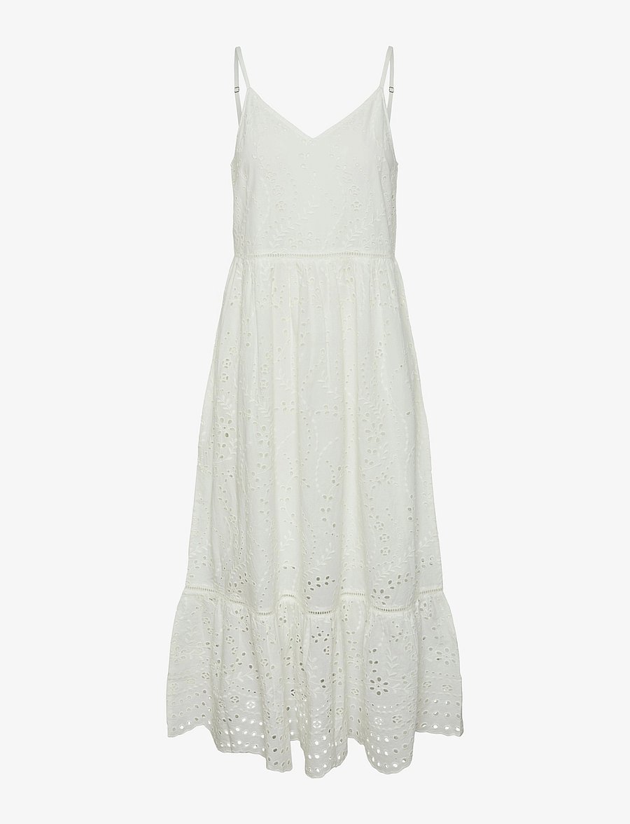 YAS - YASLUMA STRAP LONG DRESS S. NOOS - star white - 0