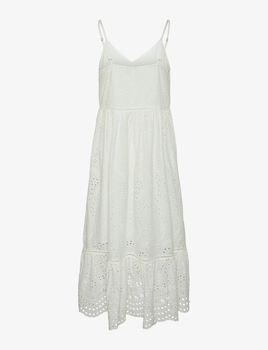 YAS - YASLUMA STRAP LONG DRESS S. NOOS - star white - 1
