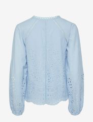 YAS - YASLUMA LS V-NECK TOP S. NOOS - long-sleeved blouses - clear sky - 1